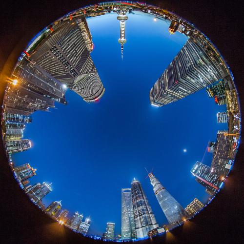 Widest Fisheye Lens Image