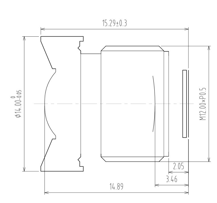 Zero Distortion Lens Drawing