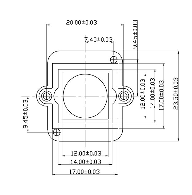 M16 Lens Holder Layout