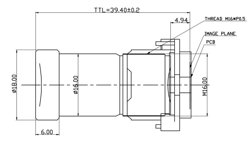 M16 Lens diagram