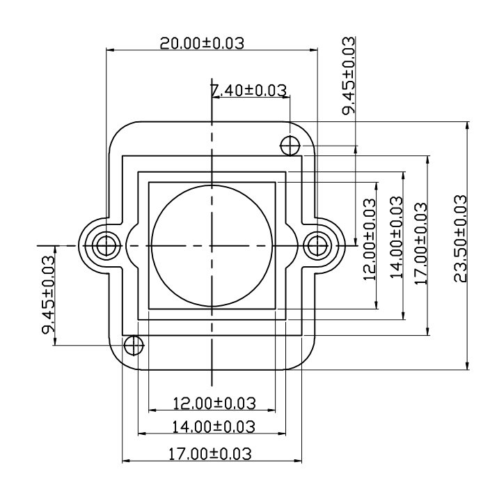 m16 lens holder drawing