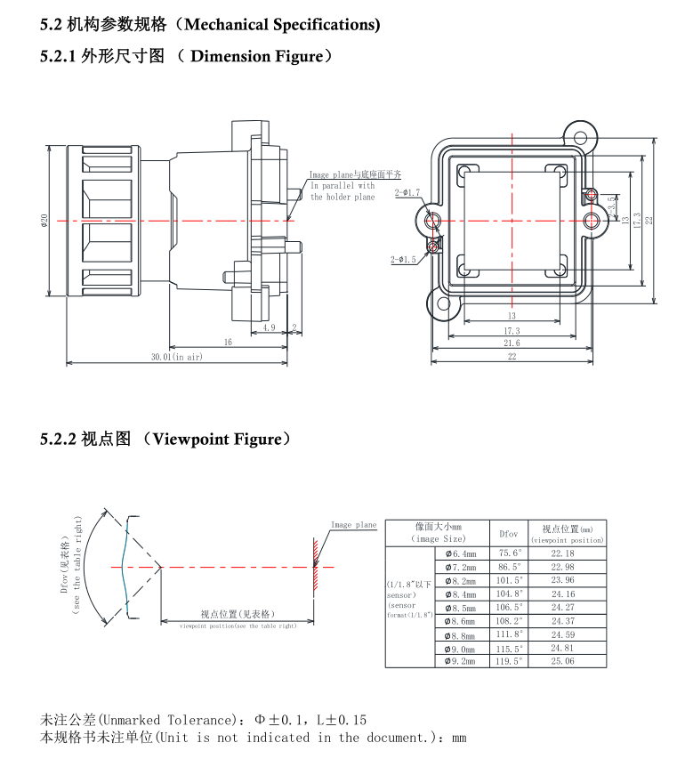 F1.0 Lens Drawing