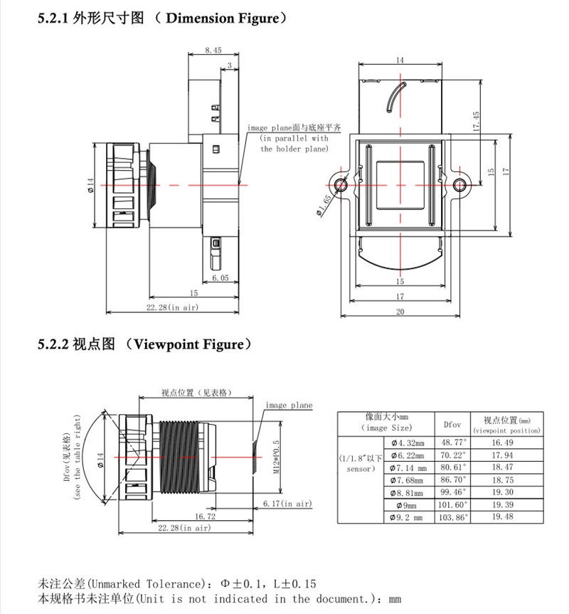 4K CCTV Lens Diagram