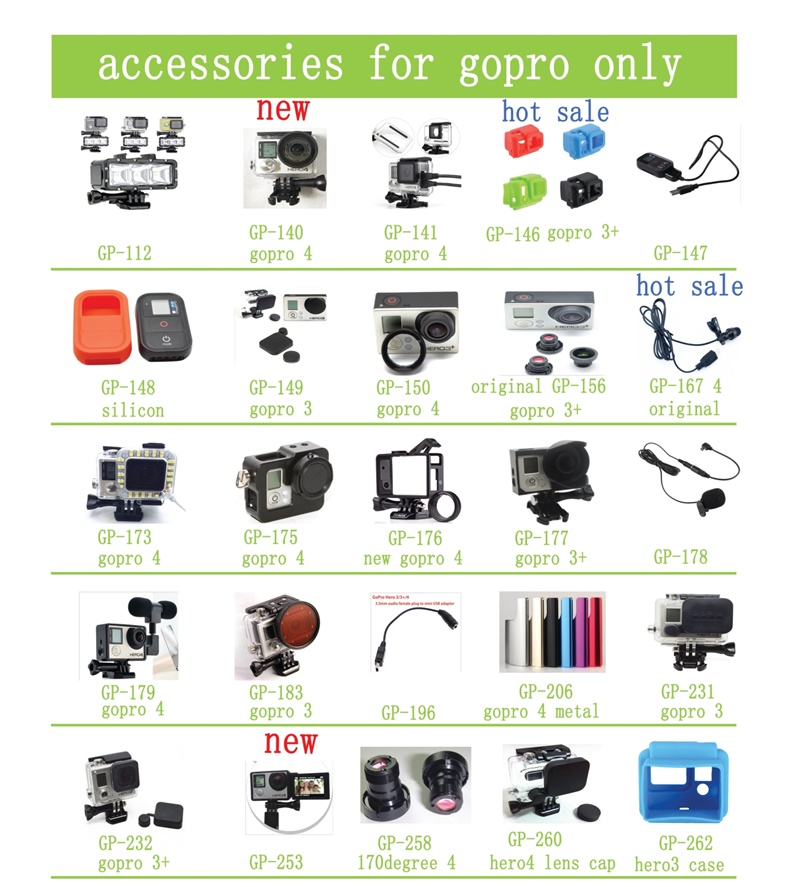 Custom Gopro Accessories