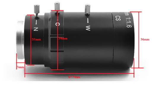 5-100mm Varifocal Lens