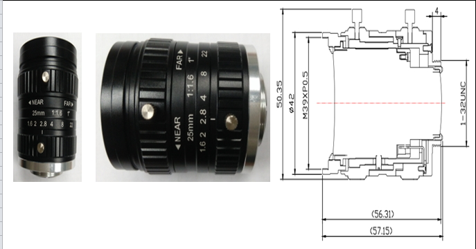 Industrial Optics Lens
