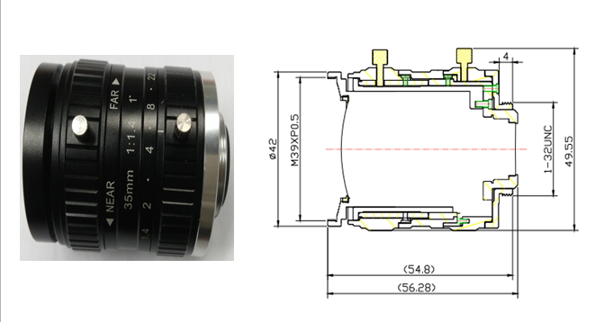 1 inch 35mm 5MP