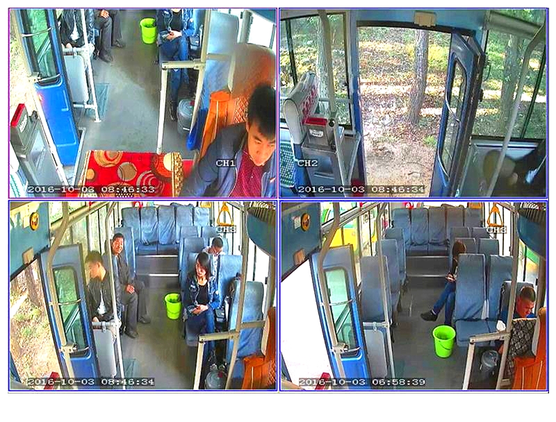 4CH Bus Mobile DVR video