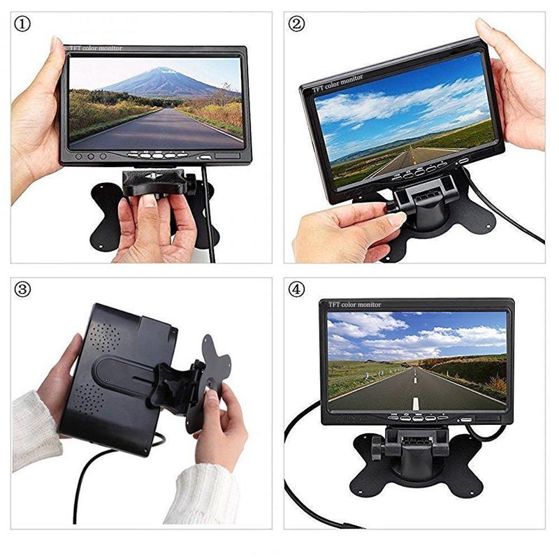 7inch vehicle monitor installment