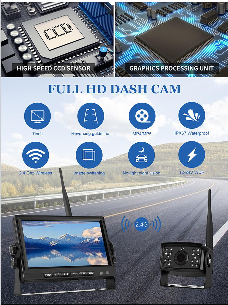 Wireless Backup Camera System specification