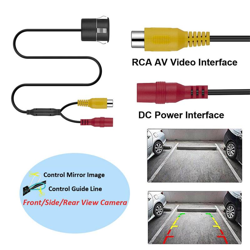 Car rearview camera installment diagram