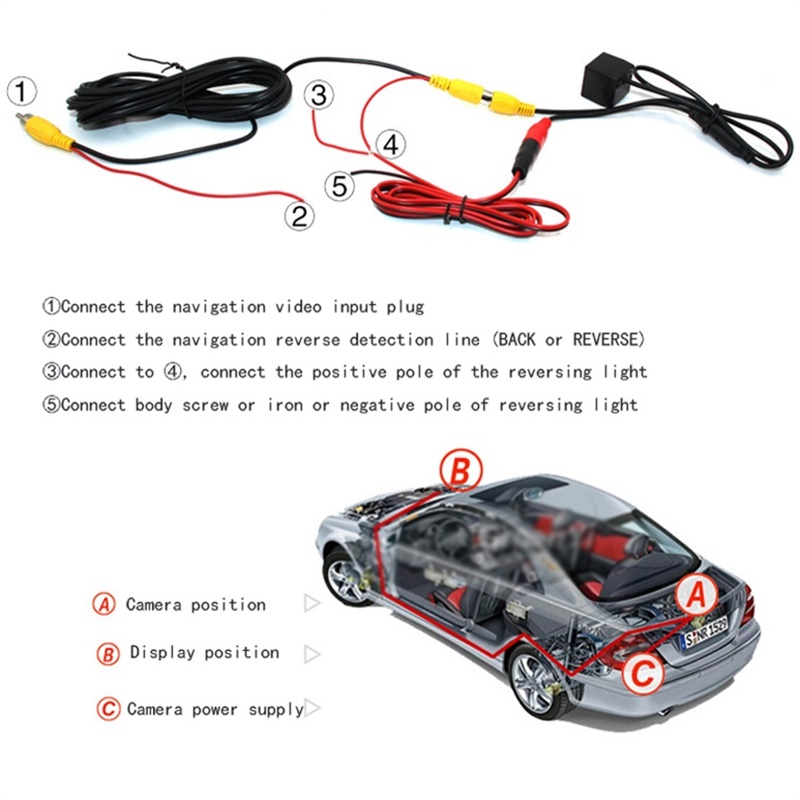 Night Vision Rearview Camera diagram