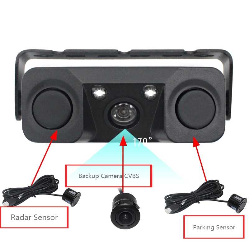 Backup Camera With Parking Sensor