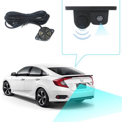 Vehviscam 2 in 1 Car Backup Camera Parking Sensor Combo