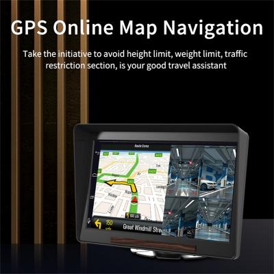 4CH Commercial Fleet Vehicle Dash Camera System With 4G GPS